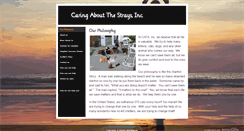 Desktop Screenshot of caringaboutthestrays.weebly.com
