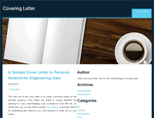 Tablet Screenshot of coveringletter.weebly.com