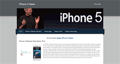 Desktop Screenshot of iphone-5-news.weebly.com