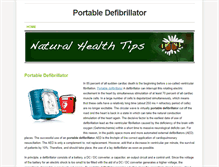 Tablet Screenshot of portabledefibrillator.weebly.com