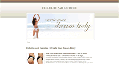 Desktop Screenshot of celluliteandexercise.weebly.com