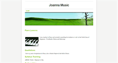 Desktop Screenshot of joannamusic.weebly.com