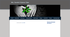 Desktop Screenshot of mrshoovlersscienceclass.weebly.com