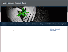 Tablet Screenshot of mrshoovlersscienceclass.weebly.com