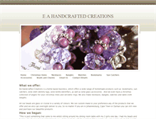 Tablet Screenshot of eahandcraftedcreations.weebly.com
