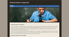 Desktop Screenshot of infraredheatercomparison.weebly.com