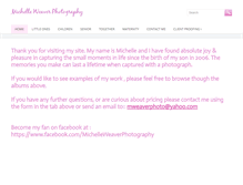 Tablet Screenshot of michelleweaverphotography.weebly.com