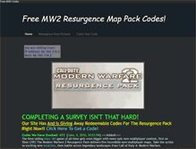 Tablet Screenshot of mw2resurgence.weebly.com