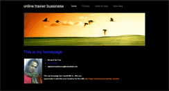 Desktop Screenshot of onlinebusinesstrainerbernard.weebly.com