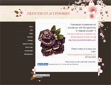 Tablet Screenshot of francescasaccessories.weebly.com