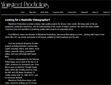 Tablet Screenshot of mainstreetproductions.weebly.com