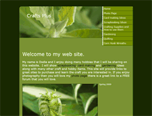 Tablet Screenshot of craftsplus.weebly.com