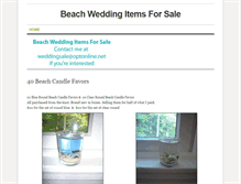 Tablet Screenshot of beachweddingitems.weebly.com