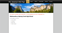 Desktop Screenshot of bsweeneymath.weebly.com