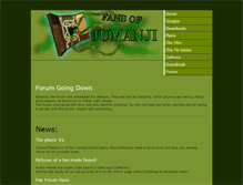 Tablet Screenshot of jumanjifans.weebly.com