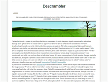 Tablet Screenshot of descrambler.weebly.com