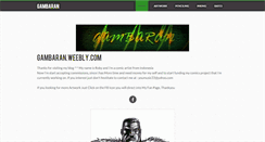 Desktop Screenshot of gambaran.weebly.com