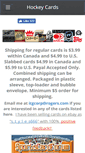 Mobile Screenshot of hockeycard.weebly.com