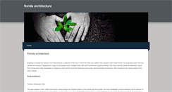 Desktop Screenshot of floridaarchitecture.weebly.com