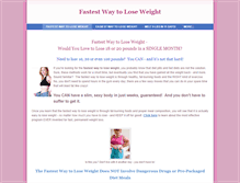 Tablet Screenshot of fastest-way-to-lose-weight-now.weebly.com