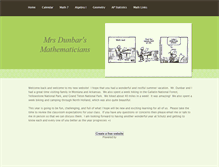 Tablet Screenshot of dunbarmath.weebly.com