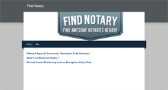 Desktop Screenshot of findnotary.weebly.com