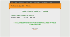 Desktop Screenshot of profumeriaippolito.weebly.com