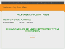 Tablet Screenshot of profumeriaippolito.weebly.com
