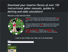 Tablet Screenshot of adultnetworkpoker.weebly.com