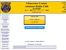 Tablet Screenshot of gloucestercountyarc.weebly.com