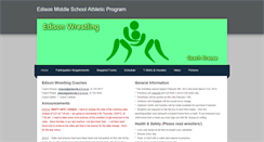 Desktop Screenshot of edisonwrestling.weebly.com