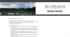 Desktop Screenshot of ecohealthstudentsection.weebly.com