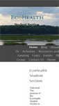 Mobile Screenshot of ecohealthstudentsection.weebly.com