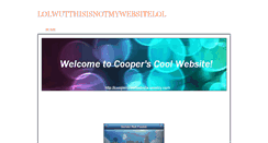 Desktop Screenshot of cooperscoolwebsite.weebly.com
