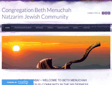 Tablet Screenshot of bethmenuchah.weebly.com