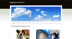 Desktop Screenshot of doggadgets.weebly.com