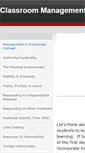 Mobile Screenshot of classroommanagementdiscipline.weebly.com