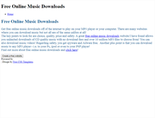 Tablet Screenshot of freeonlinemusicdownloads.weebly.com