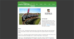 Desktop Screenshot of loyolaclublax.weebly.com