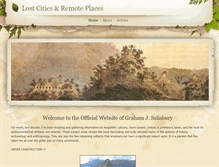 Tablet Screenshot of lostcities.weebly.com
