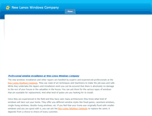 Tablet Screenshot of newlenoxwindowscompany.weebly.com