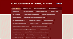 Desktop Screenshot of acgcarpentry.weebly.com