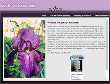 Tablet Screenshot of kookooskreations.weebly.com