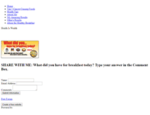 Tablet Screenshot of healthybreakfast.weebly.com