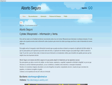 Tablet Screenshot of abortoseguro.weebly.com