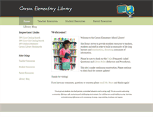 Tablet Screenshot of carsonlibrary.weebly.com