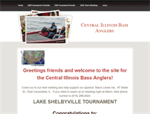 Tablet Screenshot of centralillinoisbassanglers.weebly.com