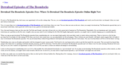 Desktop Screenshot of downloadepisodesoftheboondocks.weebly.com