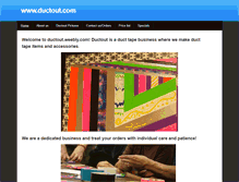 Tablet Screenshot of ductout.weebly.com