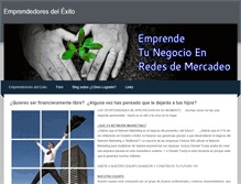 Tablet Screenshot of emprendedoresdelexito.weebly.com